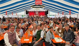 Besuch des Pfaffenberger Volksfests
