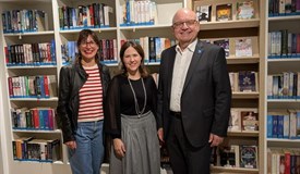 Club-Präsidentin Steffi Kerscher, Alexandra Göldner und Governur Ulli Kersting