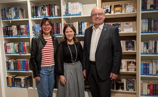 Club-Präsidentin Steffi Kerscher, Alexandra Göldner und Governur Ulli Kersting